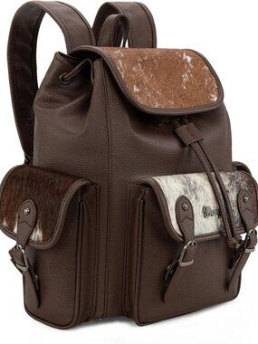Stylish Western Floral Tooled Backpack Purse for Travel - Unisex Design